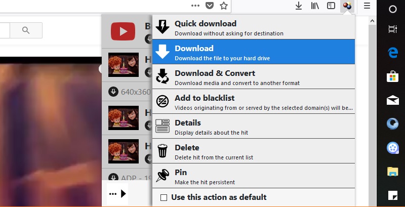 Video Download helper Download the Video