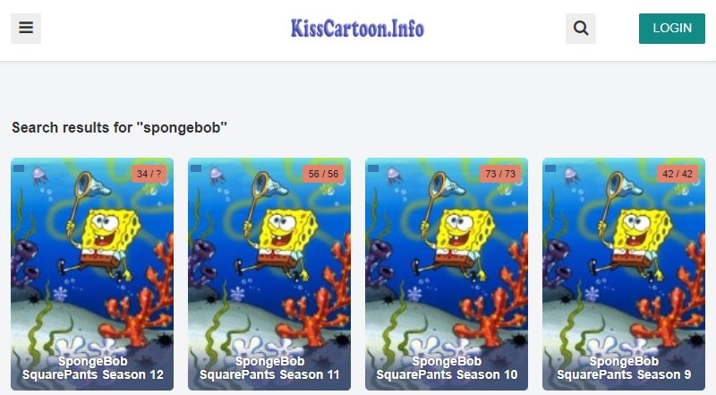 kisscartoon spongebob