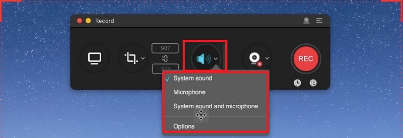 select audio preference